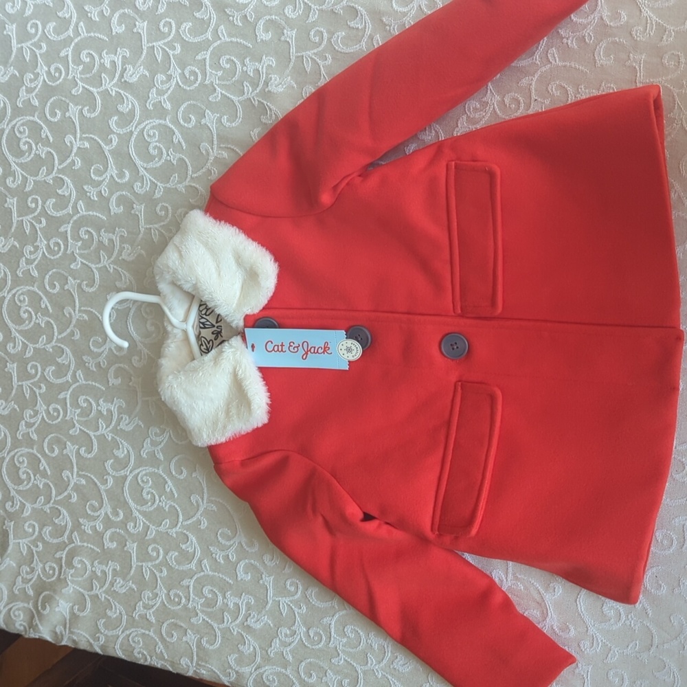 Cat and Jack Red Size 3t NWT Jacket